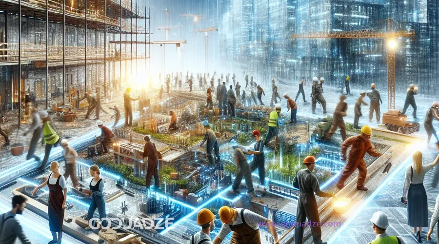 Illustration for the section "Introduction: Why Instagram advertising could be key for construction companies in 2025" in the article "TOP 6 Effective Instagram Ad Formats for the Construction Sector"